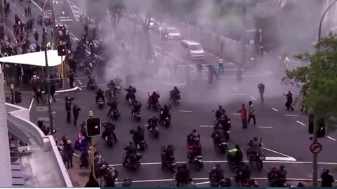 Bikers and patriots now out protesting Australian concentration camps