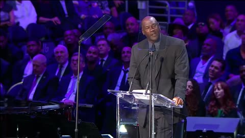 Michael Jordan gives an emotional speech at Celebration of Kobe and Gianna Bryant | FOX SPORTS