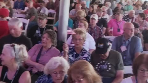 Under the tent for FlashPoint Live Rescue America Tour