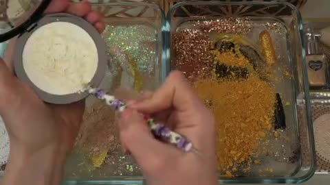 slime mixing makeup most satisfying