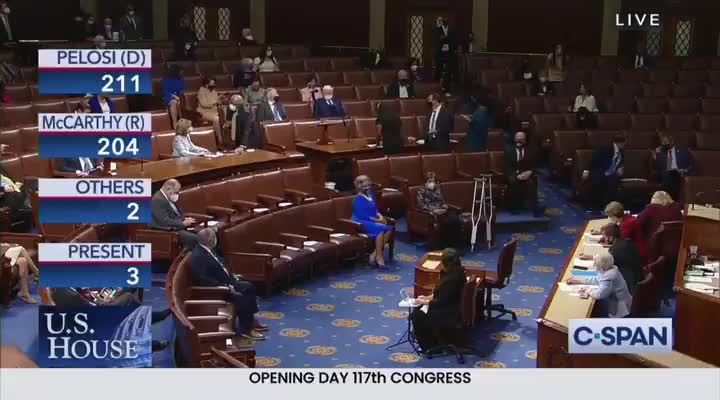 AOC Votes Nancy Pelosi for 4th Term As Speaker, Despite Rivalry