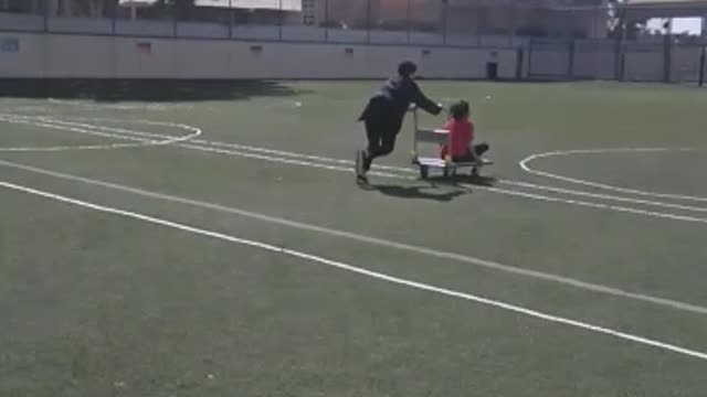 Who wants to walk when you can ride