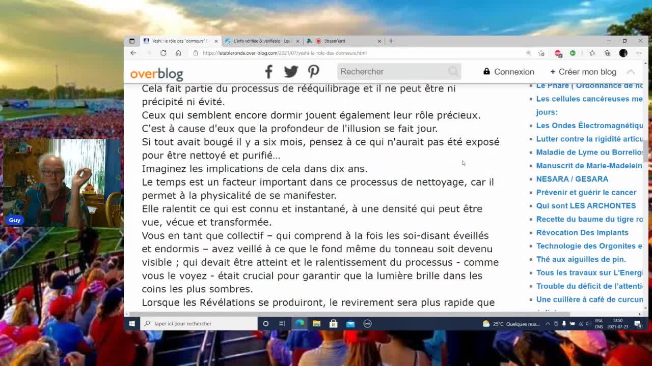 Comment composer avec les dormeurs - 23 Juillet 2021