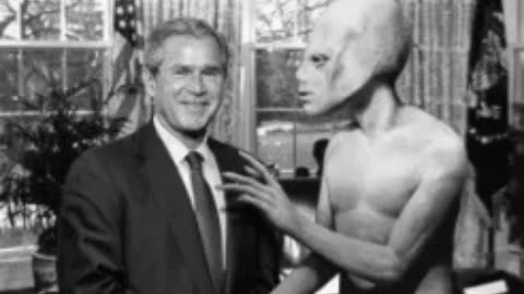 George W Bush Shook Hands With The Demi Gods Fallen Angels Offspring