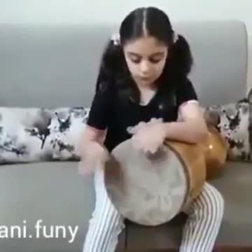 Little Persian Girl Plays Tombak Like You Won't Believe