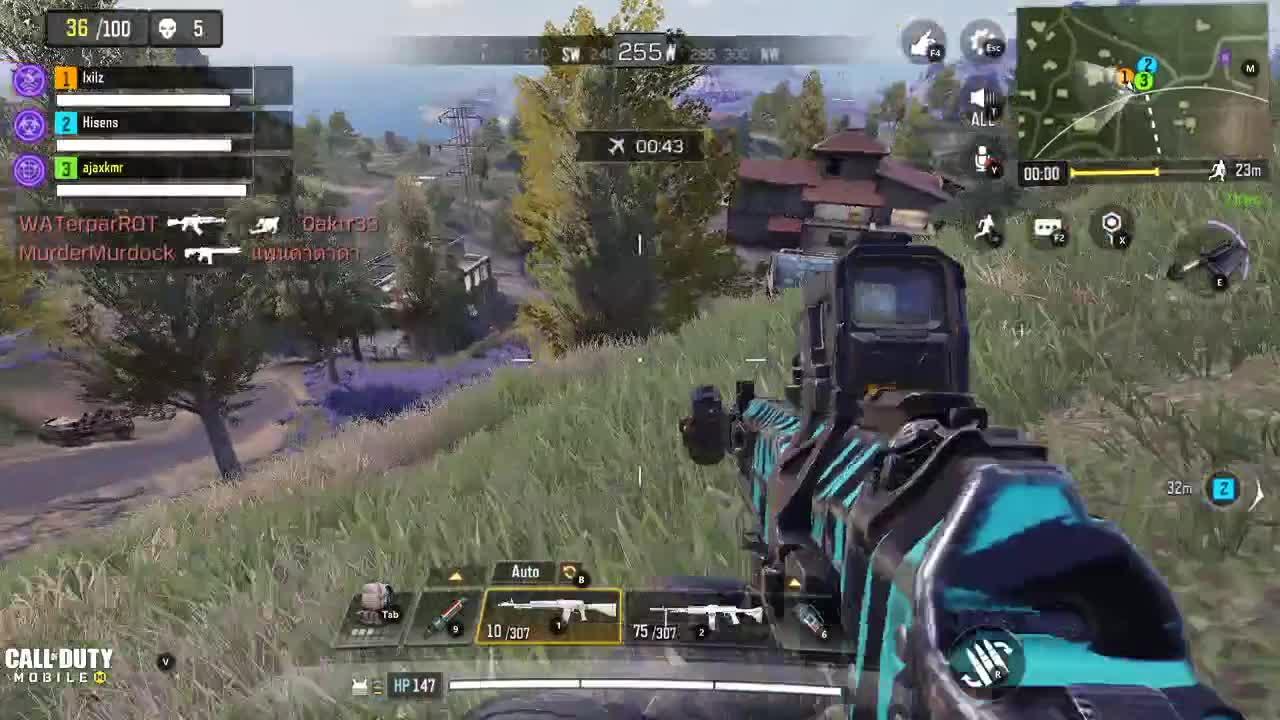 ok been surrounded by enemy, flashbang and near death experience into blue zone