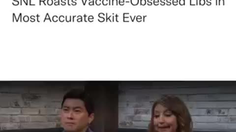 SNL roasts vaccine-obsessed libs