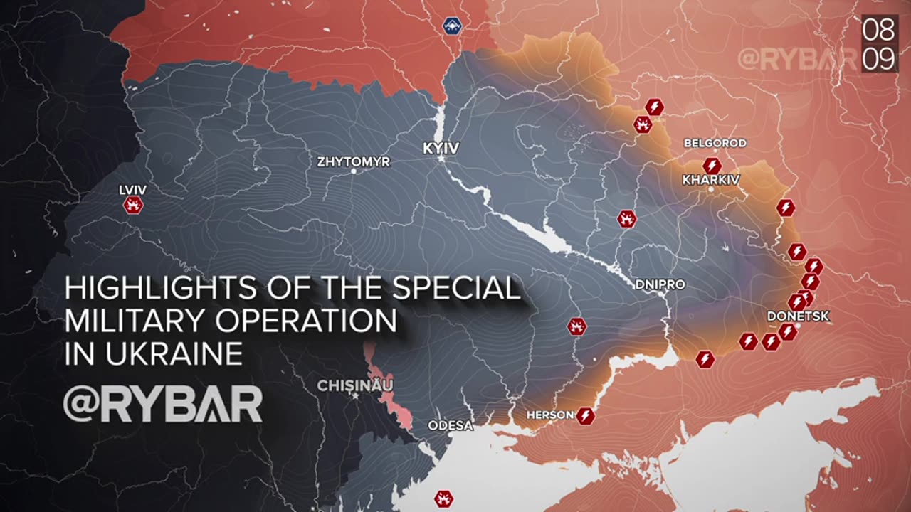 ►🇷🇺🇺🇦🚨❗️⚡ Rybar Review of the Special Military Operation on Sep.2-8 2024