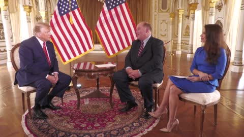 John and Amanda sit down with President Donald Trump