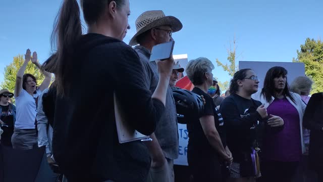 No Hate Here Chanted by Violent Hateful PRIDE Antifa Trans Activists