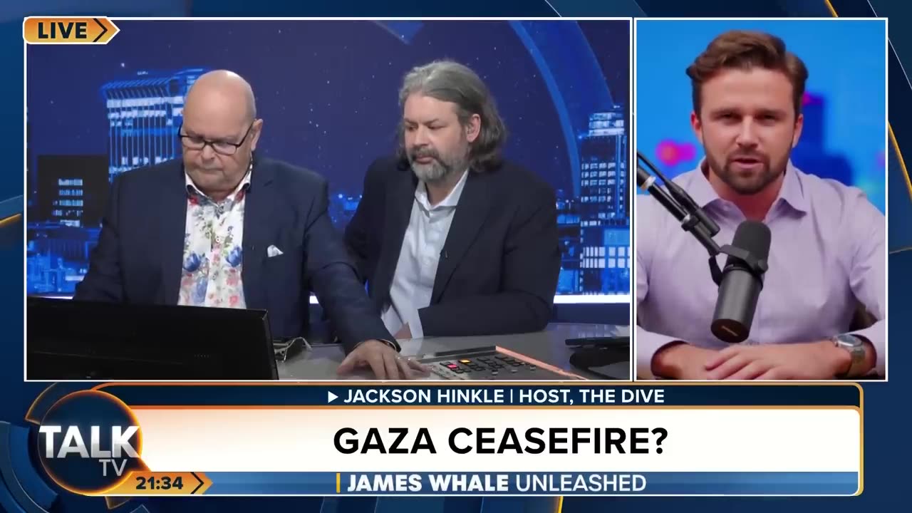 "It's Disgusting What They're Doing" Jackson Hinkle Accuses Israel Of Genocide James Whale