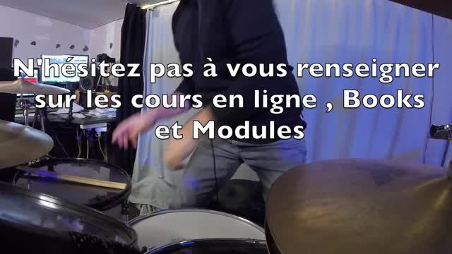 DRUM LESSON Mélange du 7/ 8 + 3 /4 travail en groove