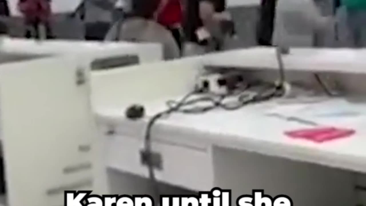 Computer Smashing Karen