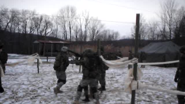 Canadian & American Army Cadets Practice Room clearing