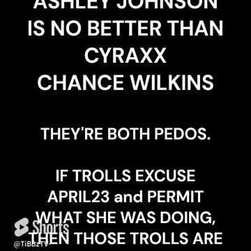 Ashley Johnson BUSTED Being a Groomer/Pedophile