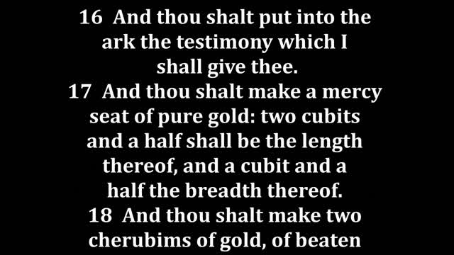Exodus 25 King James version