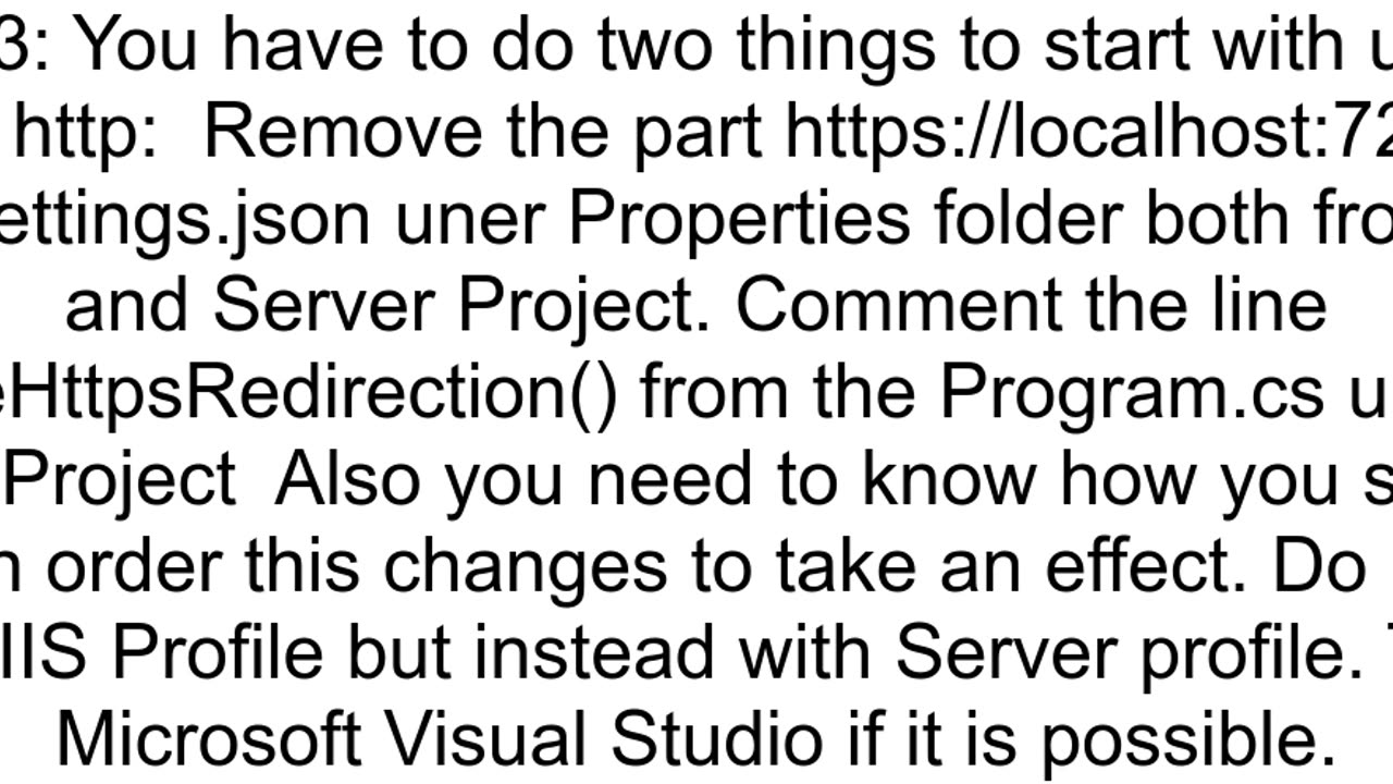 Blazor url always starting in httpslocalhost5001httplocalhost5000 what39s the problem