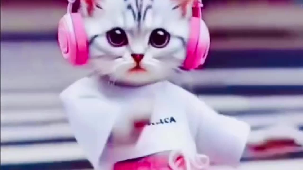 cat dancing