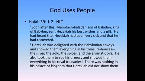 God Uses People
