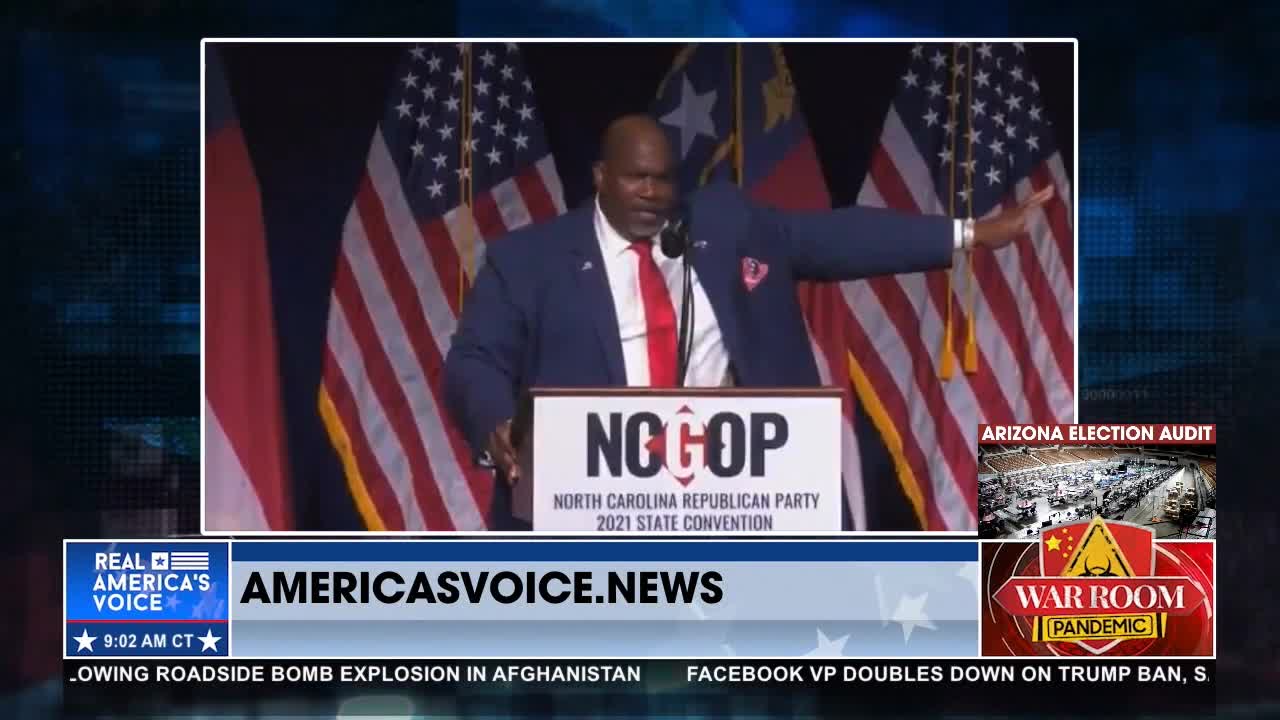 NC Lt. Gov. Robinson Gives Stirring Speech: Americans 'Run Toward Trouble'