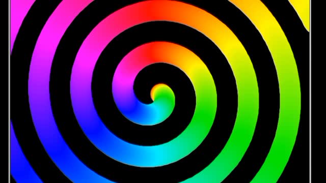 Colorsystem spiral in python turtle