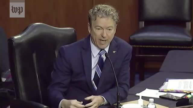 Rand Paul-questions Rachel Levine on gender-affirming care for minors.