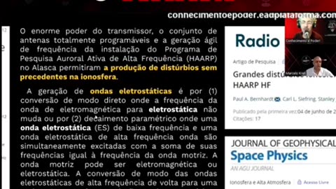 Haarp interferindo na Ionosfera e Magnetosfera afim de criar terremotos