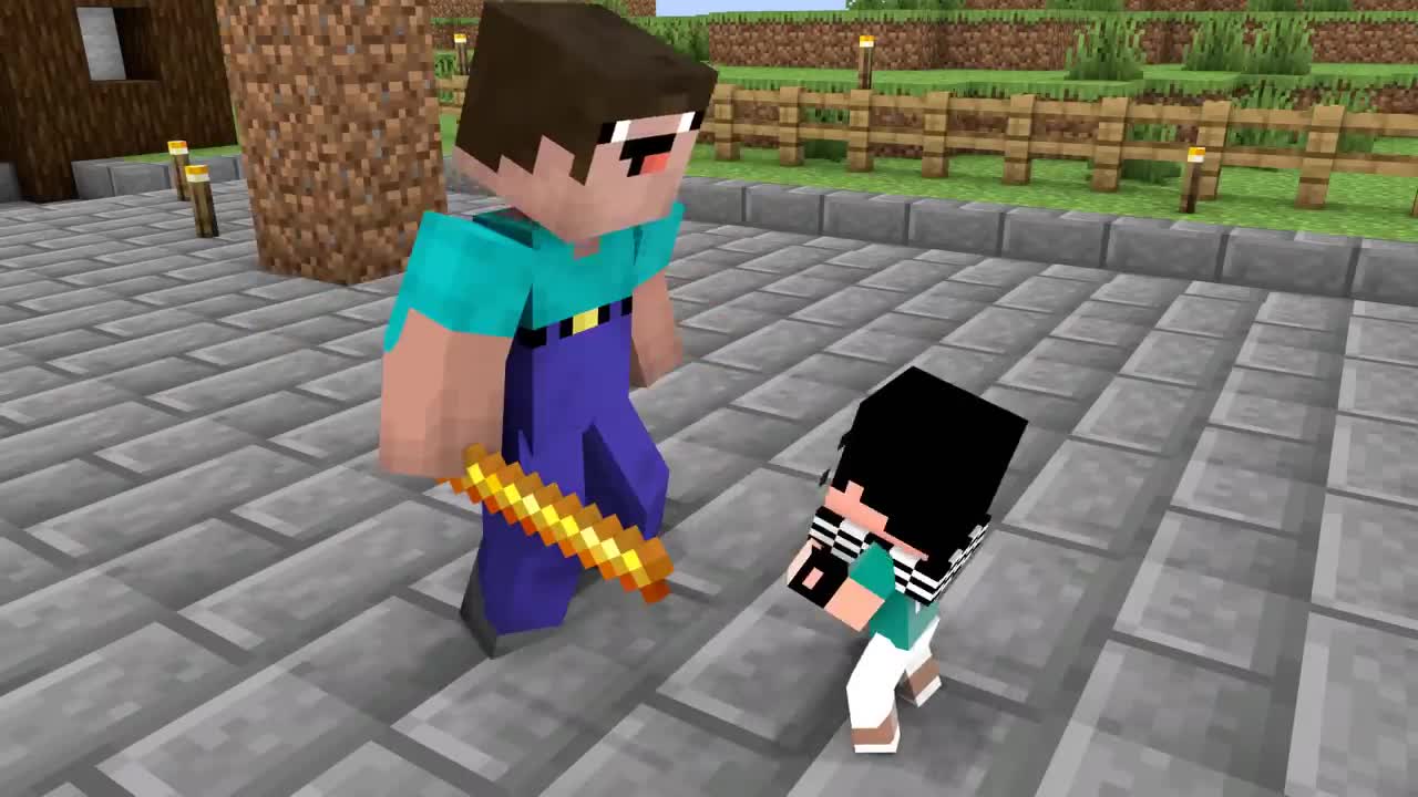 Herobrine, Sadako, Noob turn into Zombie - Minecraft Animation