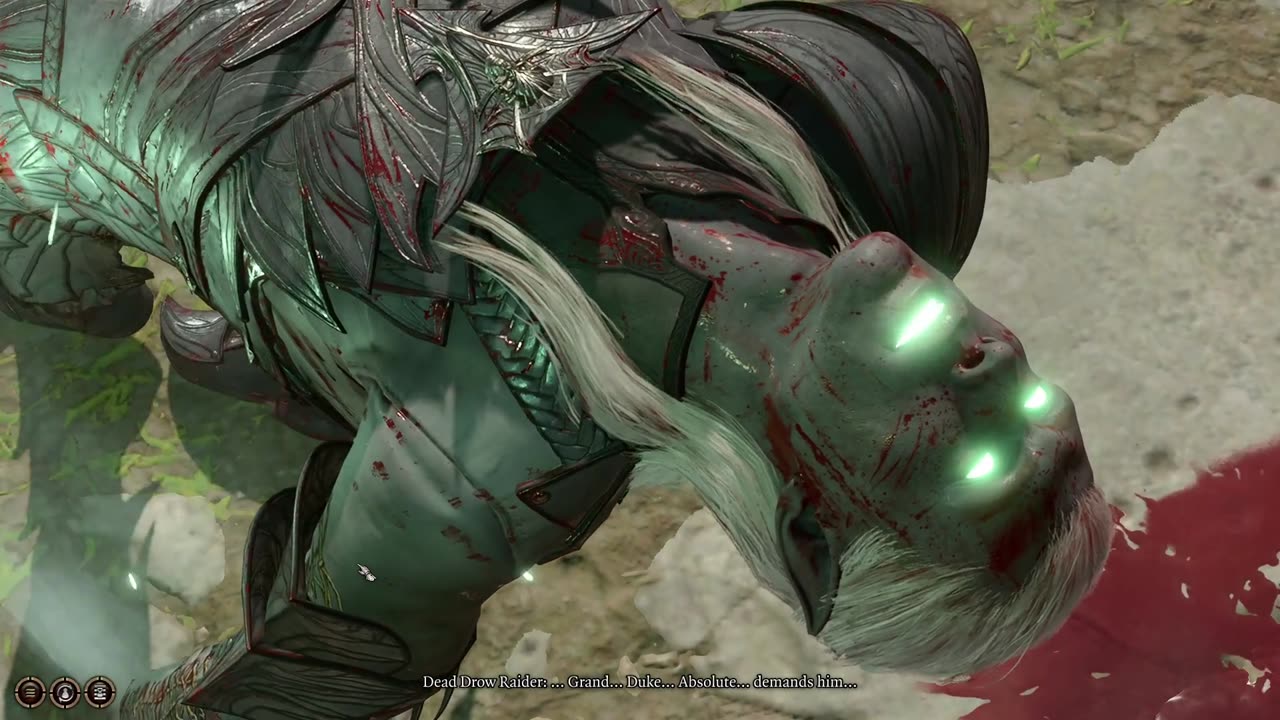 Talking to a dead drow at Waukeen's Rest - Test Vid