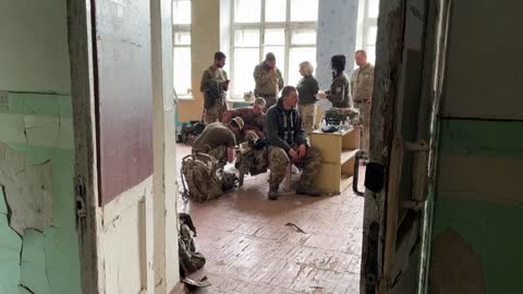 Ukrainian army unit takes a break after two months on frontline
