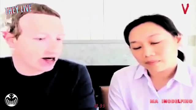 MARK ZUCKELBERG AND PRISCILLA CHAN HOLOGRAM MALFUNCTION!