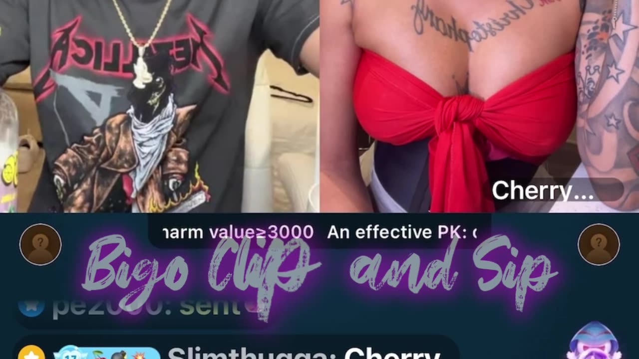 Jay gets encouragement from Cherry The Boom about drinking 6/16/24 #bigoclipandsip