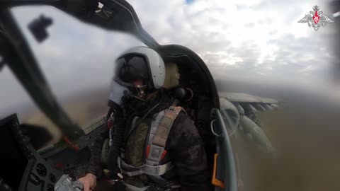 Su-25 aircraft carried out missile strikes against armour and manpower of the AFU