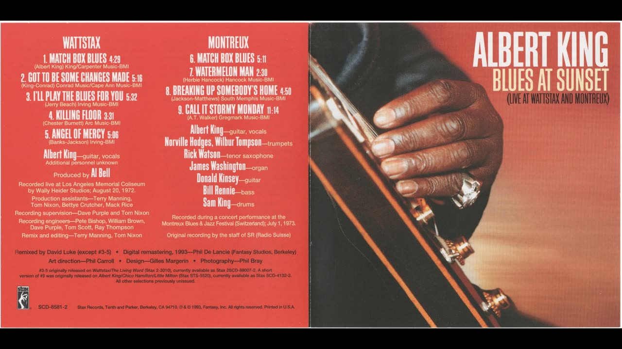 Albert King,Blues at sunset Live