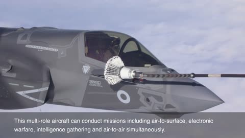 RAF Voyager refuels F-35B for the first time in the UK