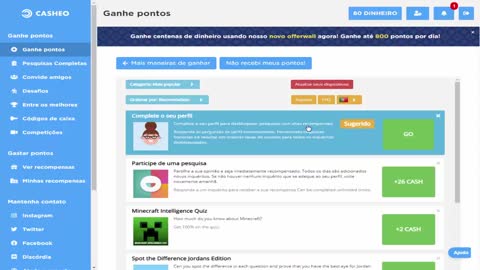 【CASHEO CAHSOUT】Ganhe Dinheiro Respondendo Assistindo e Indicando no Paypal | Renda Extra
