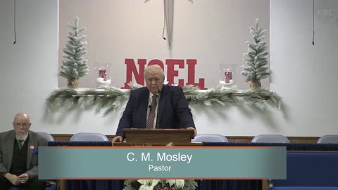 Pastor C. M. Mosley, Keep Thyself, Joshua 6:18, Sunday Evening, 12/15/2024