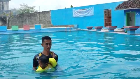 swimming with my mother