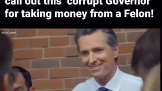 Ca Gov. Gavin Newsom Is a Crook and always been a crook