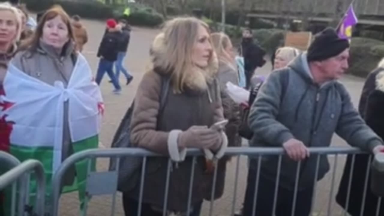 Telford Tommy Robinson grooming gangs protest 27/01/2024 part 5 end bit