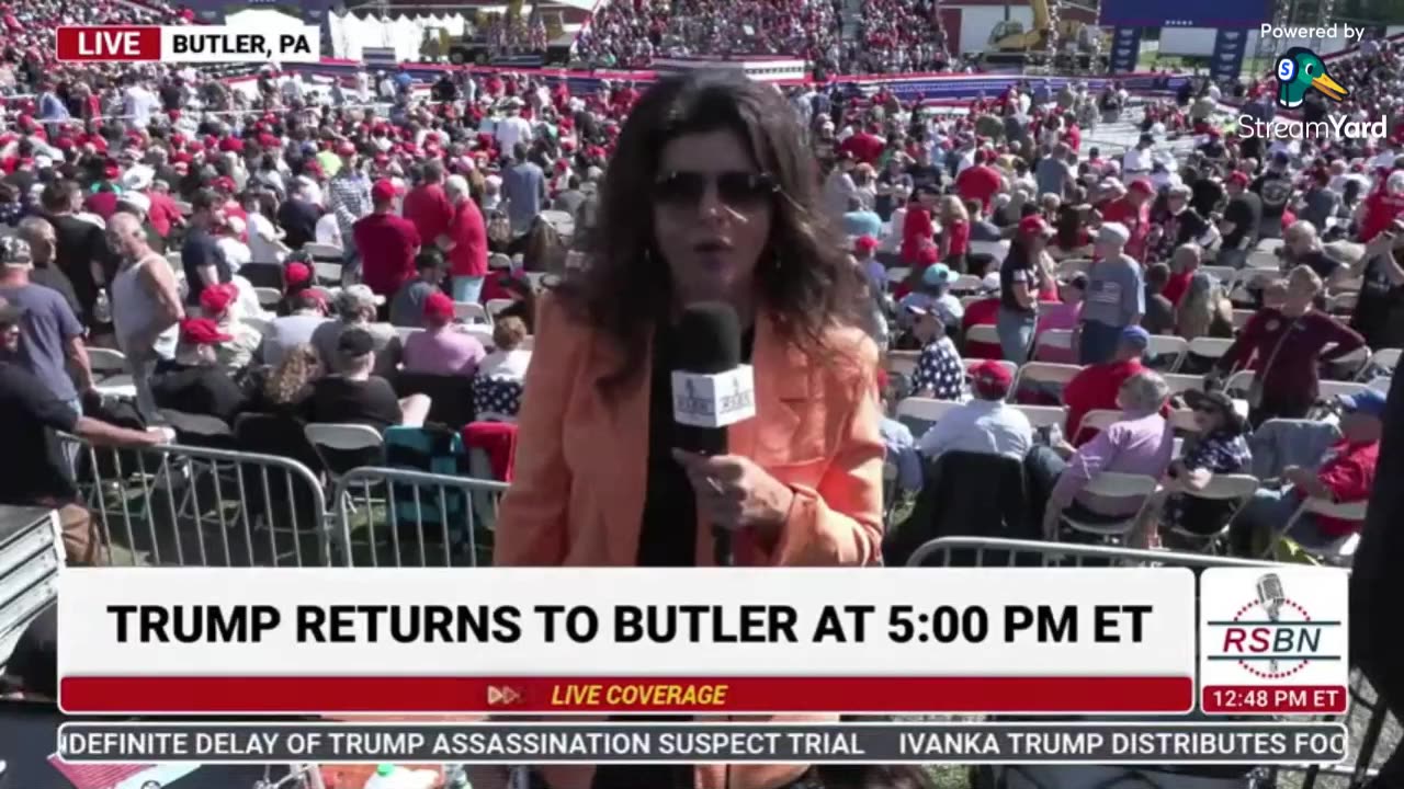 OCTOBER 5 2024 Trump Rally At Butler PA Part 1