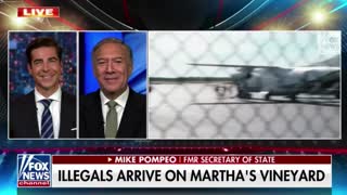 Mike Pompeo reacts to Gov. Ron DeSantis sending illegal migrants to Martha's Vineyard