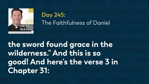 Day 245: The Faithfulness of Daniel — The Bible in a Year (with Fr. Mike Schmitz)