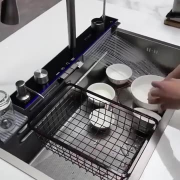 No more complaining about doing dishes if you get this sink