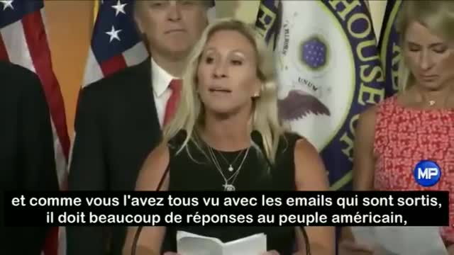 MARJORY TAYLOR GREENE DU CONGRES DE GÉORGIE DÉCLARE LA GUERRE A FAUCI !!!