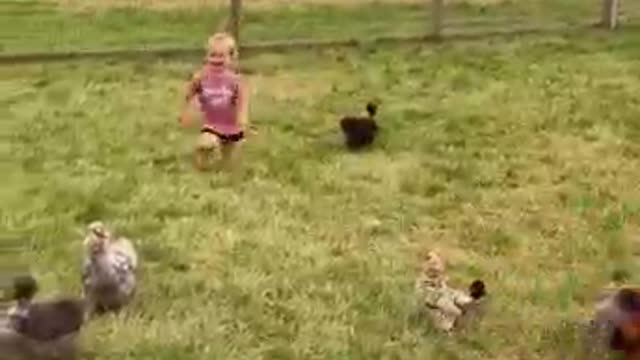 We find something trying to DESTROY the garden! So Breck wants to feed it to his chickens