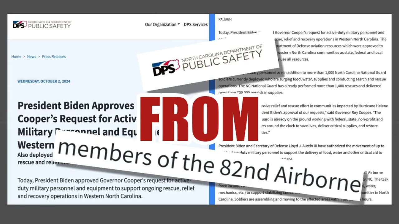 Fact Check: Biden Did NOT Refuse To Deploy 82nd Airborne Division As Of October 3, 2024