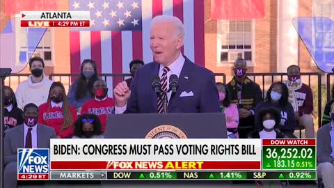 Biden Gave His Regime's Nefarious Plan To Subvert State's Rights With One Line During Atlanta Speech