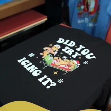 Crafting DTF Christmas Elegance on Black Tees | Fast DTF Transfer Tutorial