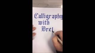 Calligraphy with Brett Episode 7